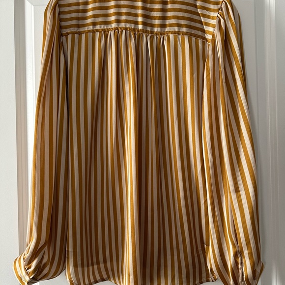 Striped Button-Up Blouse - Picture 3 of 4